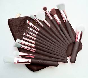 URBANHUDA 15 Pieces Makeup Brush Set (Color May Vary)