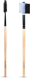 ALLURE Classic Mascara and Eye Groomer Makeup Brushes
