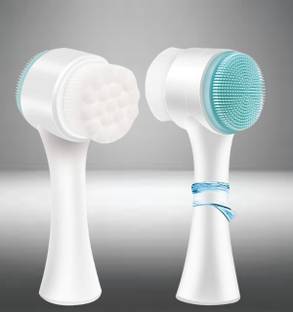 GRANSI I 2-in-1 Skin Care Facial Cleansing Silicone face Brush Facial Scrubber_i4