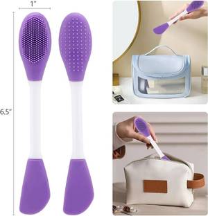 JASS Facial Cleansing Brush for Deep Pore Cleaning, Soft Silicone Face Scrubber