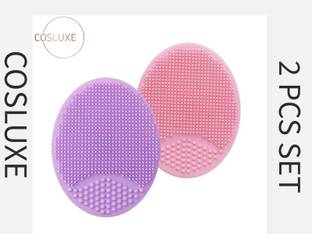 Cosluxe Facial Cleansing Brush, Soft Silicone face Scrubbers for Pore Massage 2 PCS