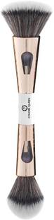 COLORS QUEEN 4 in 1 Foundation, Powder, Eyeshadow Blending and Flat Brush Set