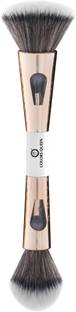 COLORS QUEEN 4 in 1 Foundation, Powder, Eyeshadow Blending and Flat Brush Set