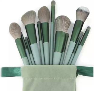 SMIETRZ Professional 13pc Celebrity Makeup Brush Set with soft fluffy pouch (Pack of 13)