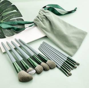 asija makeovers Professional 13pc Celebrity Makeup Brush Set with soft fluffy pouch