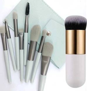 WECHARMERZ Makeup Brush Set 8PCS Mini With Storage Bag & Foundattion Brush