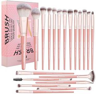 sivika Makeup Brush Set 20Pcs Premium Make Up Brushes Sets (Pink)