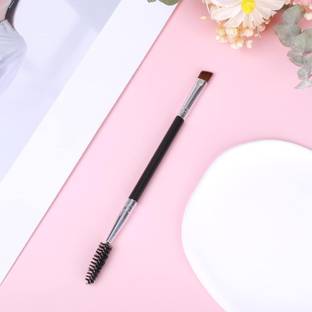Keli Double Ended Eyebrow Brush - Angled Brush for Precision Application