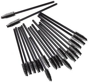 UNNTEESH 20 pcs Disposable Eyelash Mascara Applicator Wand Brush