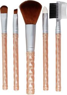 स्टाइलर Beige Makeup Beauty Brush Set of 5