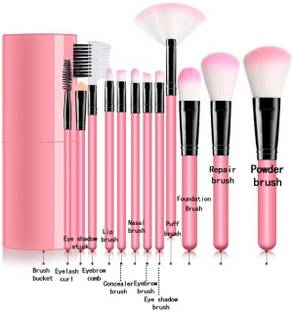 teayason Beauty Soft 12 Piece Premium Makeup Brushes Set , Multi-Color with Storage Box