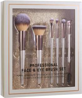 VARS LONDON Synthetic brishtel 6 pc face,eyes,eyebrows make up brush for cream,liquid,powder
