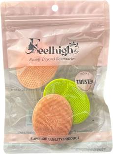 feelhigh 3 Face Scrub, Soft Silicone Facial Cleansing Brush Face Exfoliator