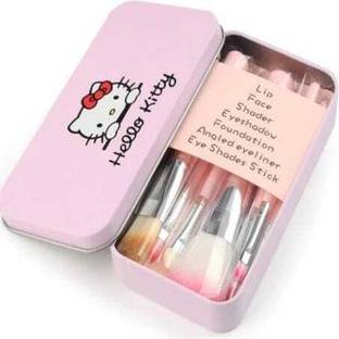 Mecovip Mini Pink Makeup Brush Set (Pack of 7 )
