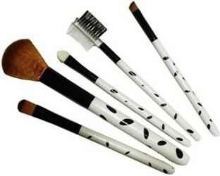 Kamz Beauty 5 Pcs Eyeshadow Foundation Eyebrow Lip Makeup Brush Fine Beauty (Pack of 5)