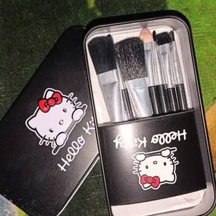 NITAJ Hello Kitty Brushes Mini Set Of 7 Brush | For Face Makeup