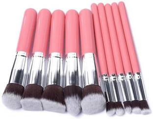 teayason Beauty Extra Soft Pink Premium 10 Piece Makeup Brush Set