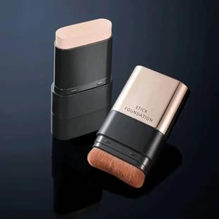 Newvent Foundation Stick with Brush 2 In 1 Anti-Wrinkle Foundation Stick