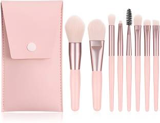 PENTOM Makeup Brush Applicator Set with Premium Leather Pouch