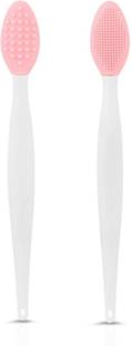 Getmecraft Lip Exfoliating Brush, Lip Brush Tool, Double-Sided Silicone Brush