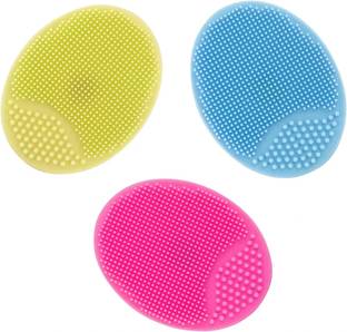 feelhigh 3 Face Scrub, Soft Silicone Facial Cleansing Brush Face Exfoliator