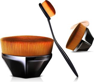 Koccido Oval Soft Foundation Brush With Big And Small Brush