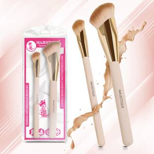 MAJESTIQUE Makeup Brush Set Powder And Concealer Brush Angular Make up Brush