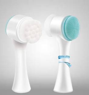 GRANSI I 2-in-1 Skin Care Facial Cleansing Silicone face Brush Facial Scrubber_i12