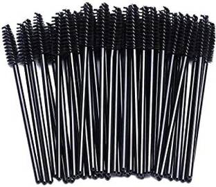 UNNTEESH 50 pcs Disposable Eyelash Mascara Applicator Wand Brush