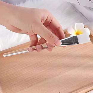 TinLivery Soft Face Pack & Bleach Brush with Clear Handle – Professional Quality