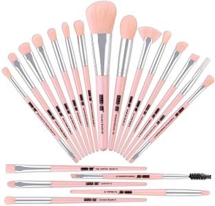 Maange Makeup Brush Set 20 Pcs Make Up Brushes Set Kit (Black Silver )