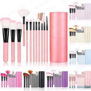 teayason Beauty Soft MultiColor Premium 12 Piece Makeup Brush Set with Storage Box