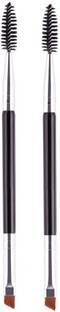 YBN Double Sided Ended Eyebrow Wand Brow Shaping Angled Eyelash Brush PACK OF 2