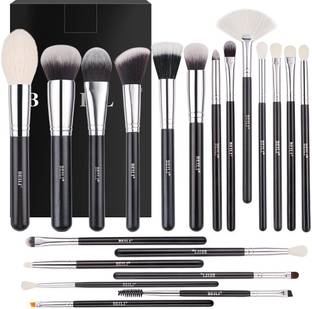 बेली Professional Makeup Brush Set Natural Goat Hair Premium Synthetic Cosmetic Brush