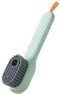 Reza Soap Dispensing Cleaning Brush with Handle Scrubbing Reusable Washing with Holder