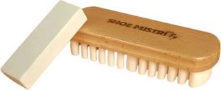 Shoe Mistri Premium Suede Care Combo Of Suede Brush with Suede Eraser Shoe Care Kit
