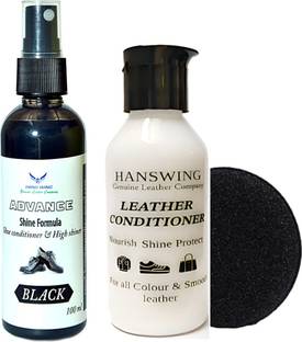 HANSWING Shoe high shine black & leather conditioner Leather, Synthetic Leather Cream Cleaner & Conditioner