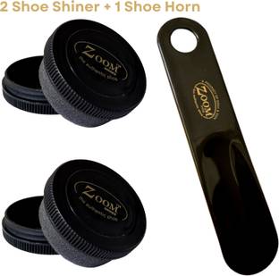 Zoom Shoes - Set of 2 Shoe Shiner & 1 Shoe Horn | Shiner