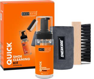 SNEAKARE Premium Quick Shoe Cleaning Kit with Towel For Sneakerheads Shoe Cleaner Foam Shoe Care Kit