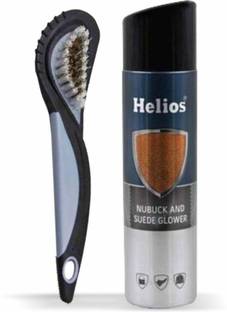 Helios Shoe Accessories Kit 1 Nubuck Suede Glower, 1 Nubuck Suede Brush-Blue Shoe Care Kit
