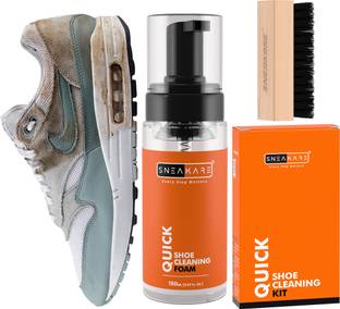 SNEAKARE Quick Shoe Cleaning Kit Ultimate Sneaker Care for Sneakerheads Shoe Foam Cleaner Shoe Care Kit