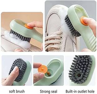 KENTELLY Multifunctional Shoe cleaning Brush with Liquid Box Brush