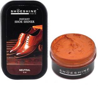 SHOESHINE Neutral Shiner with Dark Tan Cream Shoe Care Kit