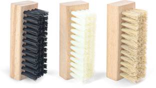 SHOEGR Shoe Cleaning Brush Combo(Soft, Medium, Hard) Brush