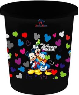 Heart Home Disney Team Mickey Print Plastic Dustbin/Garbage Bin/Waste Bin 5 L Plastic Bucket