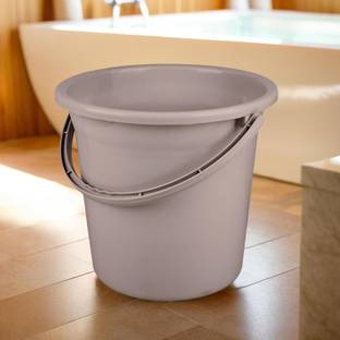 HOMESTIC Plastic Strong for Bathroom for Bathing 18 L Plastic Bucket