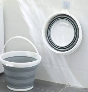 NSUSU Silicone folding Bucket 10 L Silicone Bucket