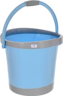 Heart Home Plastic Strong Bathroom Ultra Bucket With Handle, 18 L Plastic Bucket