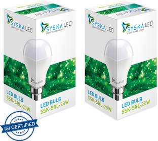 Syska 20 W Basic Standard B22 LED Bulb