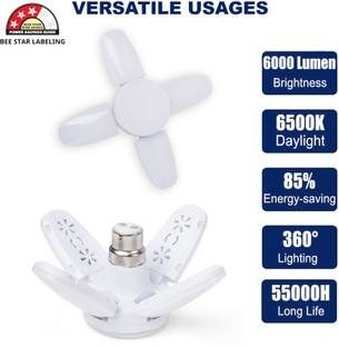 Glowing Night 30 W Basic Standard B22 LED Bulb